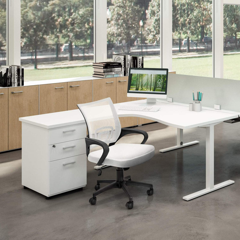 Chaise de travail Dalary, Blanc