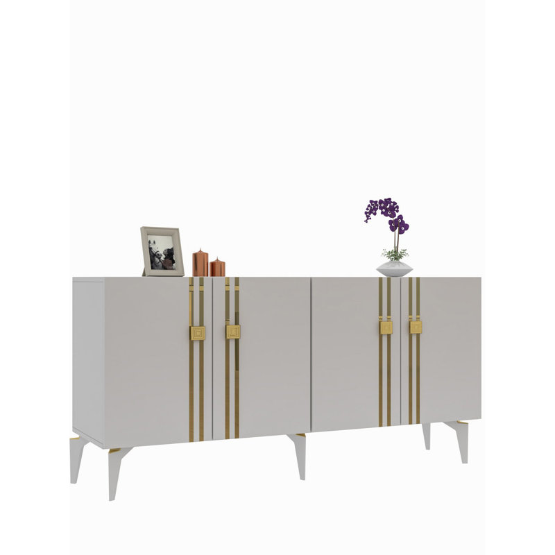 Olivia 150cm Console Table, White