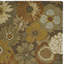 Tapis floral en laine et viscose touffeté à la main Soho-71365608