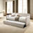 Fog Fabric Daybed W/Trundle (Twin)