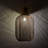 12"W Industrial Gold Mesh Oval Shade Pendant Light - Everly Quinn