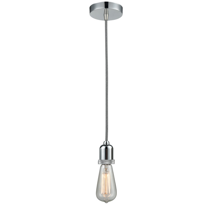 Webber 1 - Light Single Pendant, Polished Chrome