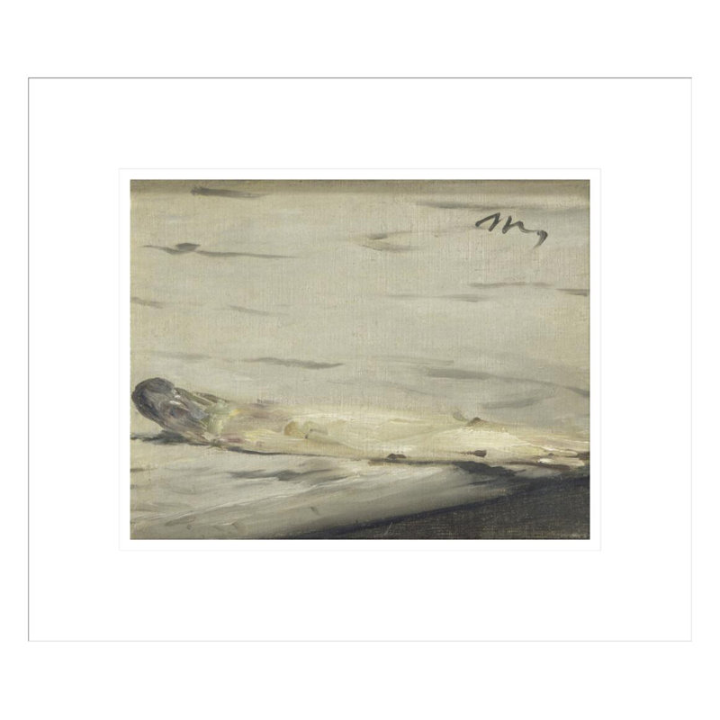 Asperge d'Edward Manet, impression giclée sur cadre, H 13,75 po x l 15,96 po