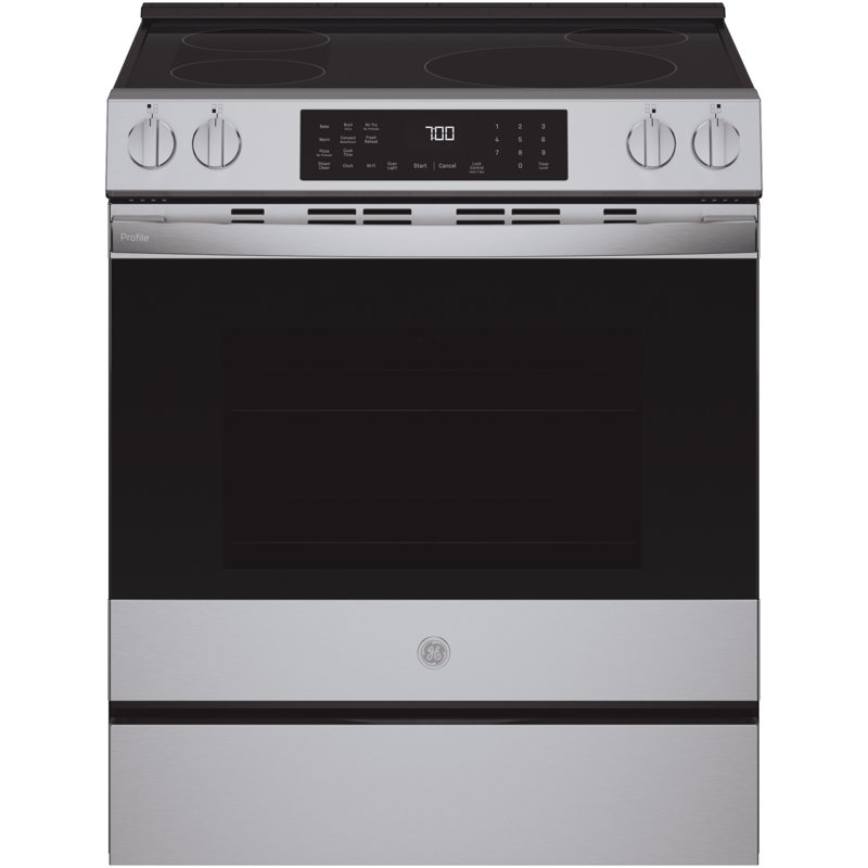 GE Profile ENERGY STAR® 30" Smart Slide-In Induction and Convection Range with No Preheat Air Fry and EasyWash Oven Tray