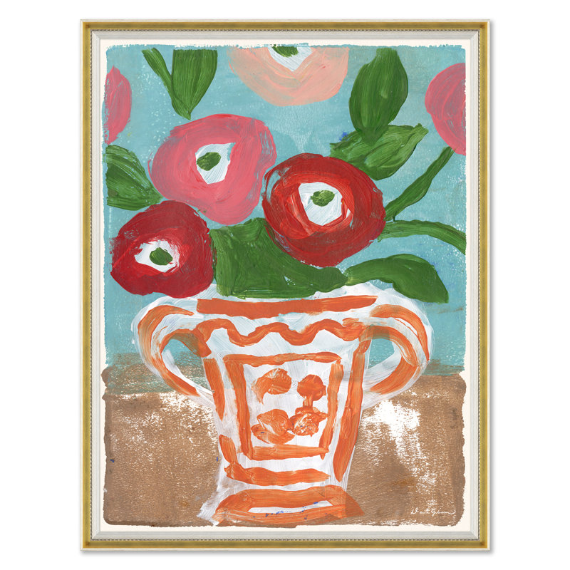 Orange Vase Print by Dana Gibson