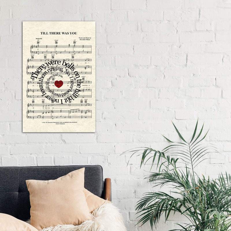 Till There Was You - Wrapped Canvas Print, 101.6 cm H x 66.04 cm W x 1.91 cm D