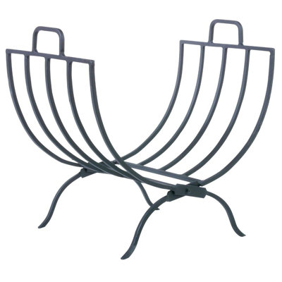 Wrought Iron Folding Log Rack