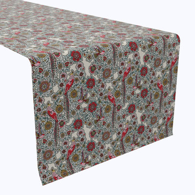 Table Runner, 100% Cotton, Floral 42