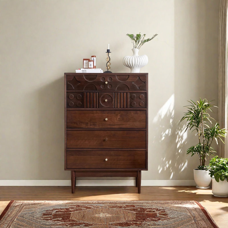 Armoire de rangement rétro pour chambre à coucher