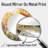 Paal Yellow Sunflower Symphony III - Sunflower Large Wall Mirror, Yellow Round Unique Mirror, Printed Metal Art-1076938605