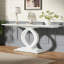 Console 59 pouces, table d'entrée moderne avec base à double arc-281146079