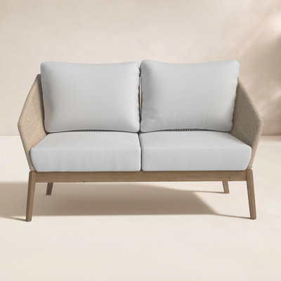 Bowery 51" Acacia Patio Loveseat