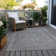 Machine Washable Indoor/Outdoor Claudian ACN1645 Gray Rug