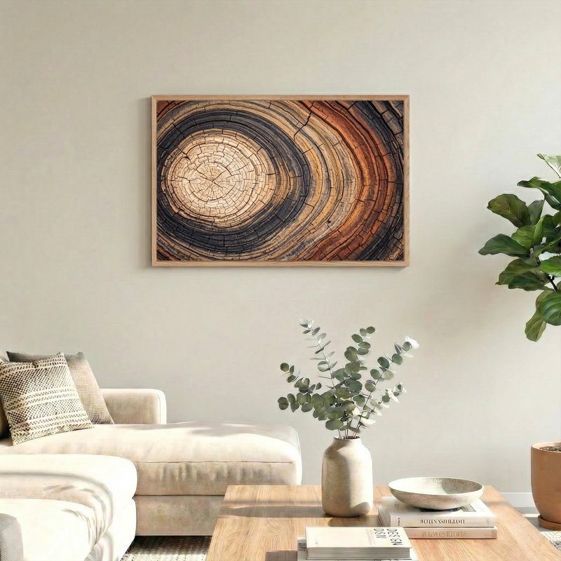 Art mural sur toile, "Cracked", 32"H x 48"W