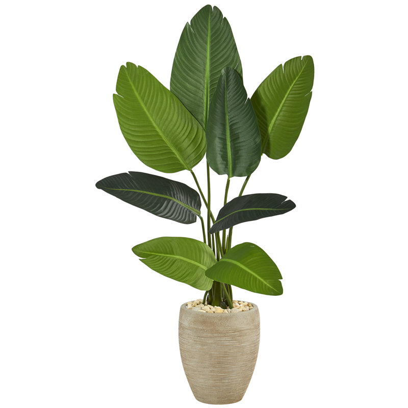 50 " H Faux Banana Leaf Tree