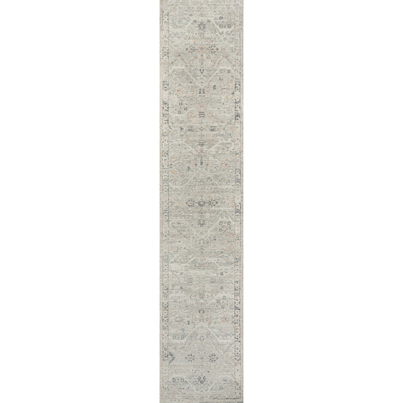 Tapis en laine, Tapis de couloir 2 pi 6 po x 12 pi