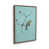 Toile avec cadre noyer