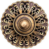 La Scala 4 Light 14.5in x 18in Pendant in French Gold with Clear Heritage Handcut Crystals