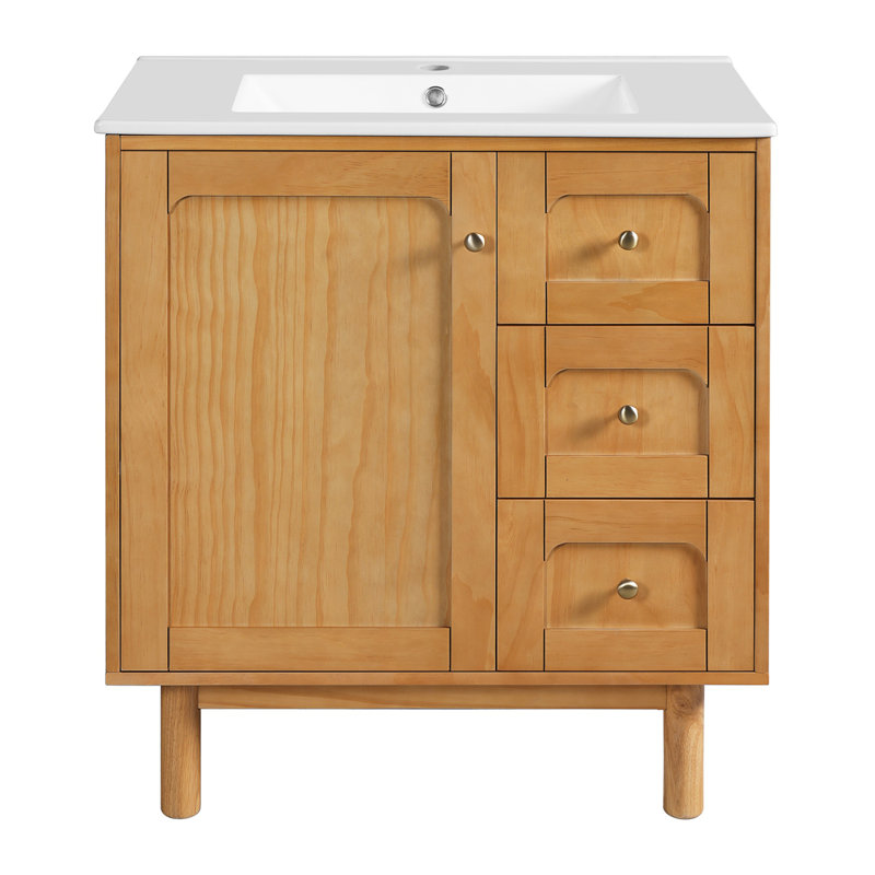 Meuble-lavabo 30 po avec lavabo en céramique