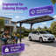 Pergola en aluminium 10 x 10 pi avec toit en PC incliné, abri extérieur polyvalent-130825261