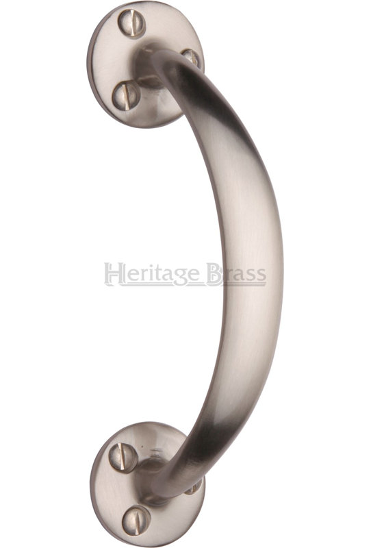 Heritage Brass Heritage Door Pull Handle, Satin Nickel