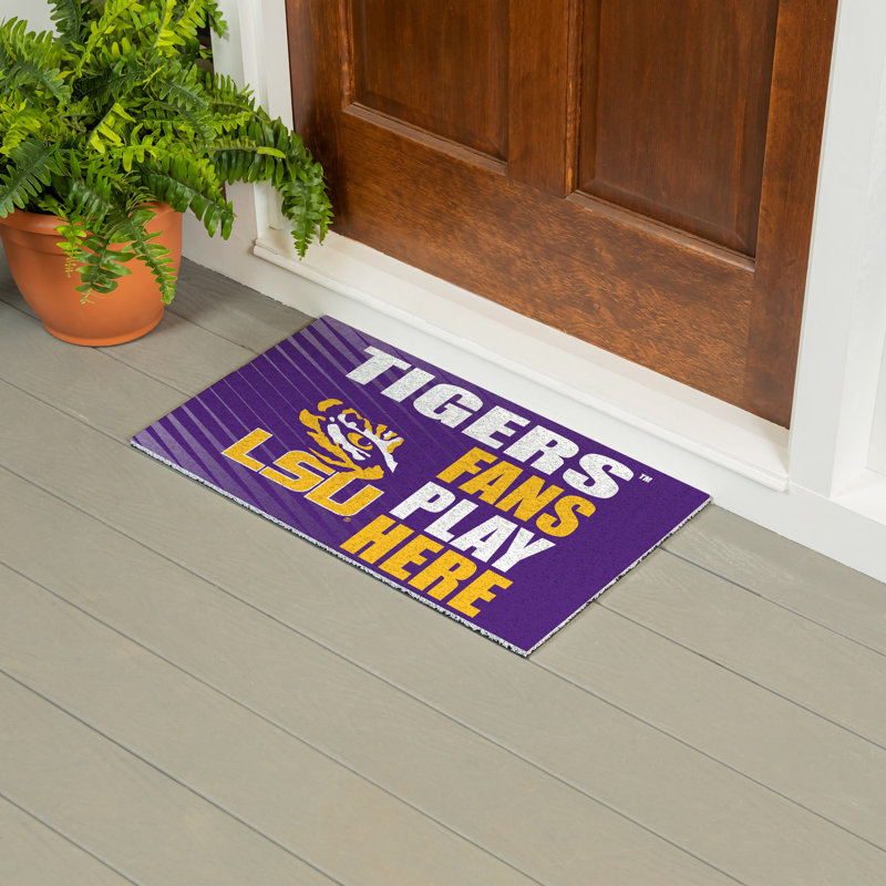 Tapis en PVC pour ventilateur Louisiana State University, 28 po x 16 po