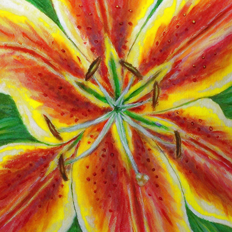 Lily Lily Indoor/Outdoor Throw Pillow, Large, Yellow