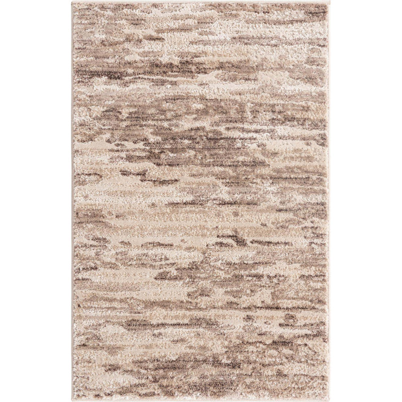Perillo Abstract Indoor Rug, Rectangle 2' x 3'