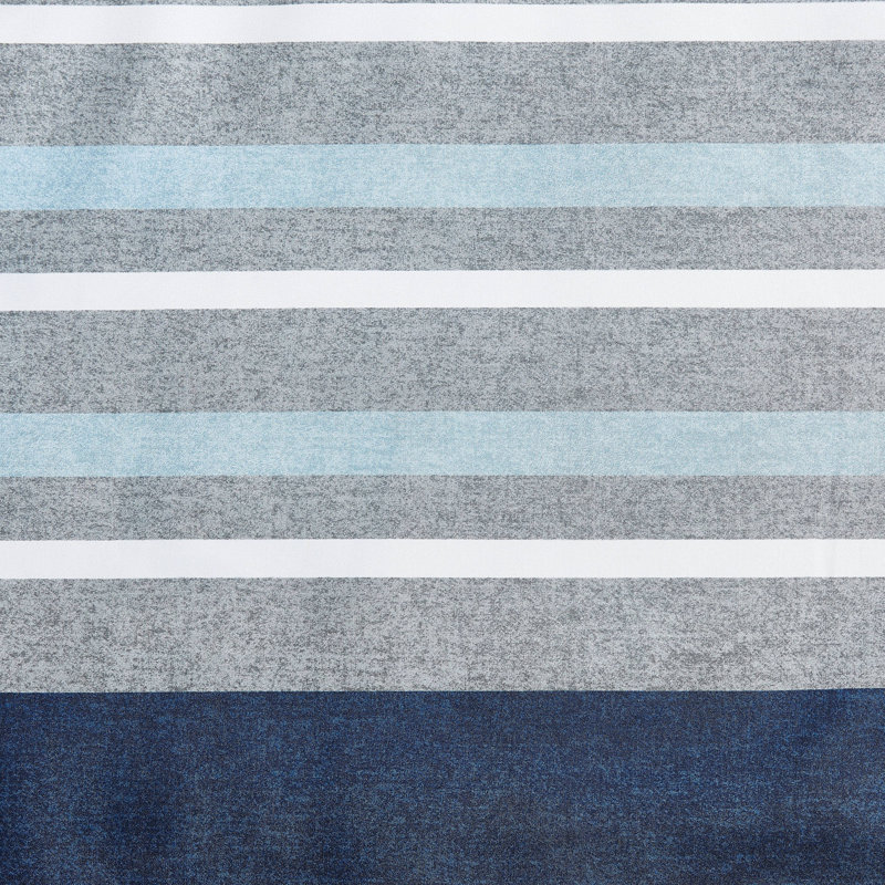 Ensemble d'édredon réversible gris chiné Nautica, Édredon simple extra long + 1 taie décorative st