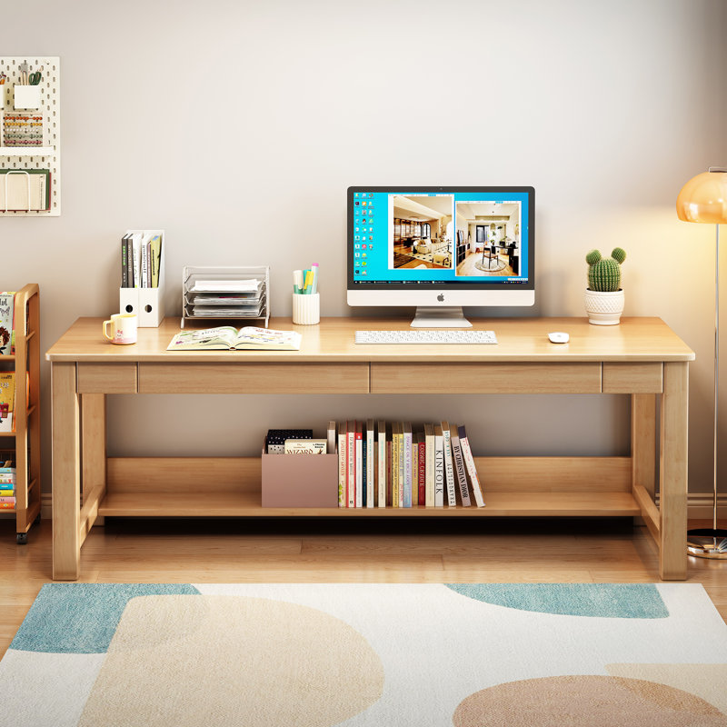 Bureau d'écriture rectangulaire, Beige