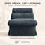 Upholstered 32.6 " Chenille Sofa-1446398914