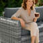 128cm Wide Straight Steel Loveseat