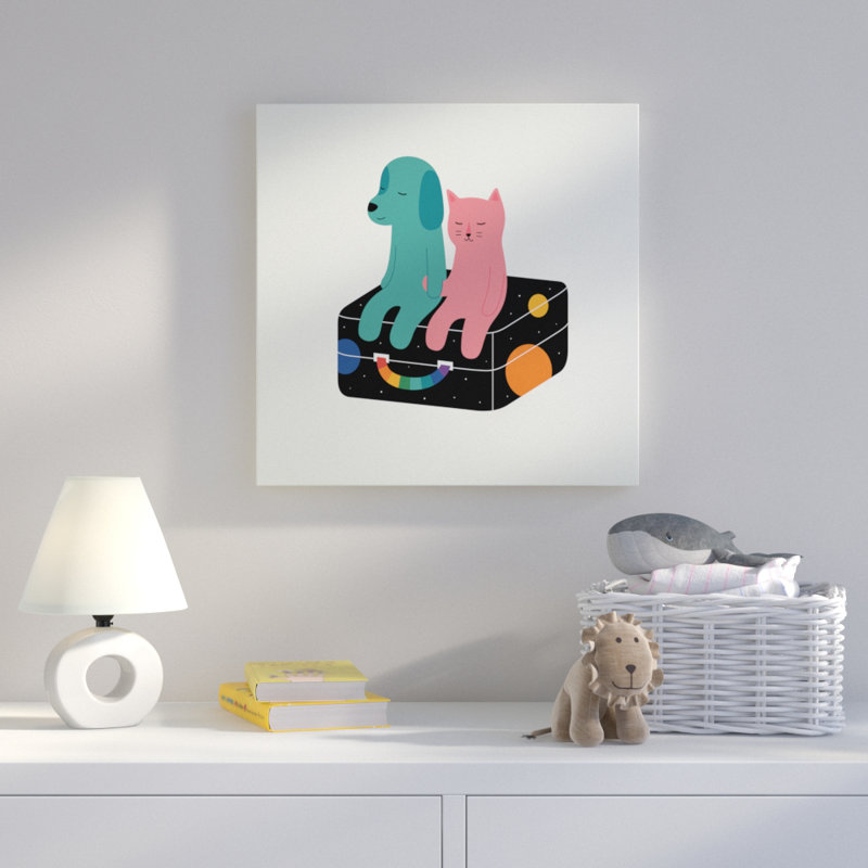Myersville «Travel More», art sur toile, H 14 po x l 14 po x P 2 po