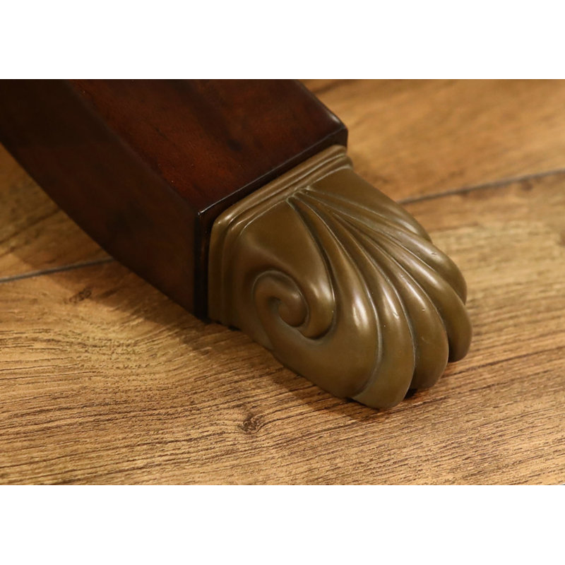 Extendable Mahogany Round Solid Wood Dining Table