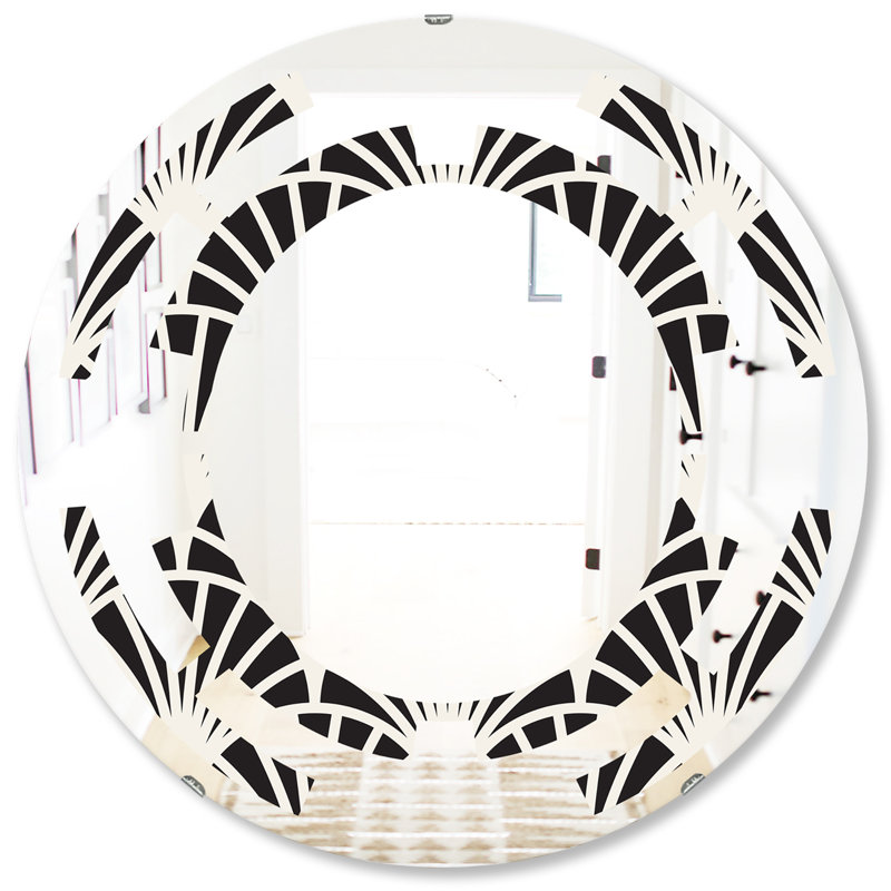 Miroir mural géométrique Minimal IV, 31,5 po x 31,5 po