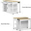 Extendable Kitchen Island with Dining Table, Internal Storage, and Power Outlets for Modern Kitchens