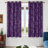 Silver Tree Branches Printed Pattern Blackout Grommet Curtains (Set of 2)-1023131598-1023131596