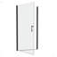 Porte de douche pivotante universelle à ouverture de 1 3/8 po, ouverte à l'extérieur, avec finition en verre trempé de 1/4 po 3672-111670980
