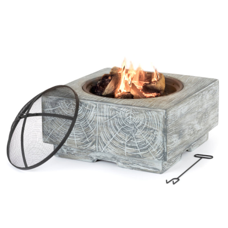 Absolon Square Cast Iron Smokeless Fire Pit
