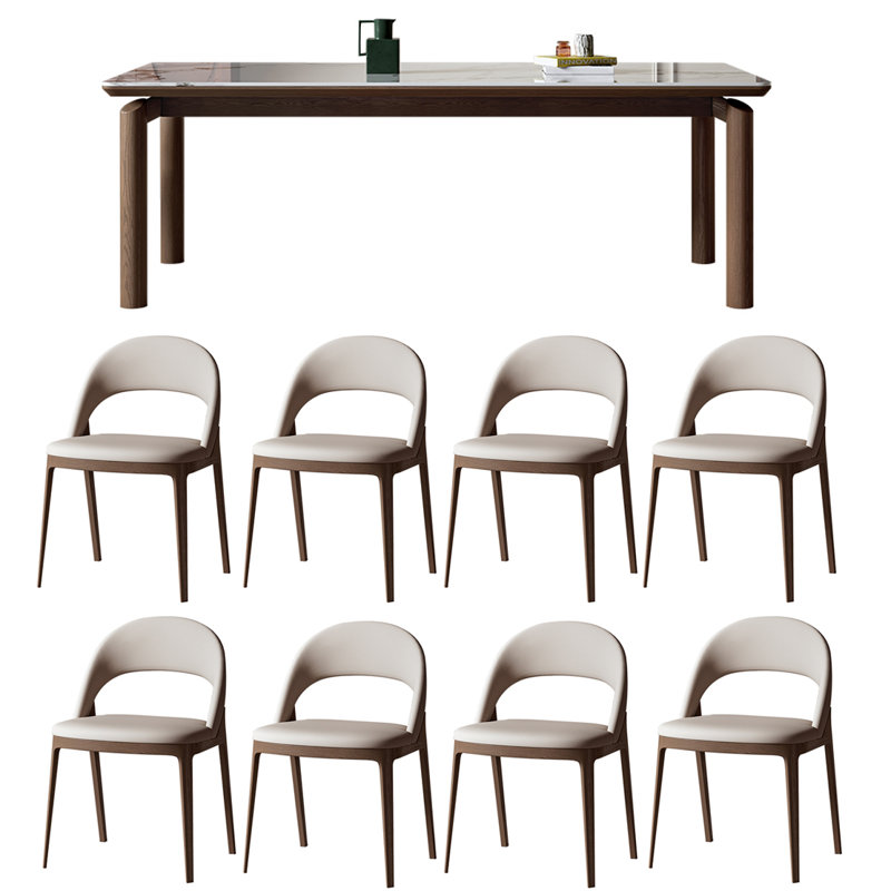 Combinaison de table et de chaise simplifiée