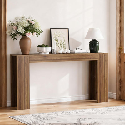 Console extra-longue de style campagnard pour espaces étroits