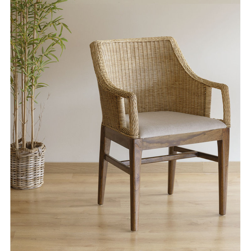 Polyester Armchair in Brown