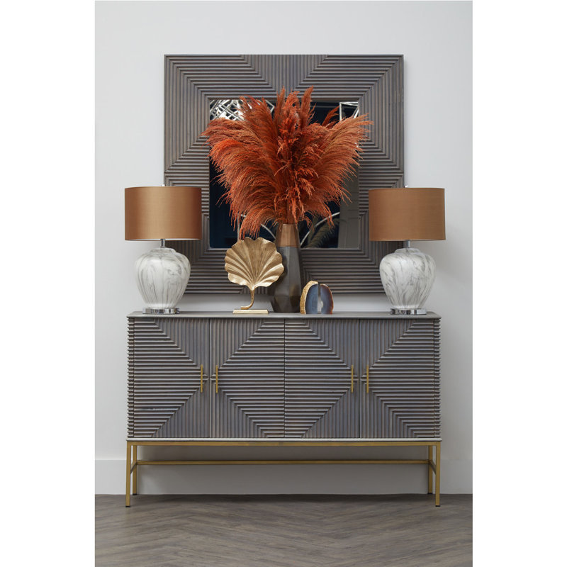 Rozel Solid Wood Flat Wall Mirror