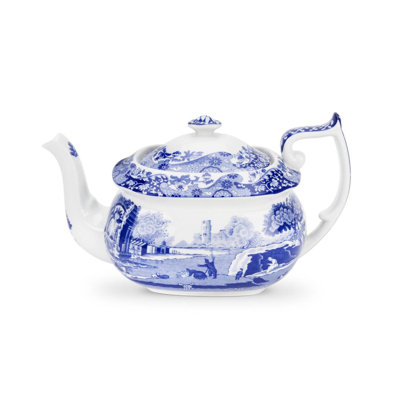 Spode Blue Italian Teapot 2.5 Pt
