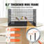 Cage à oiseaux 30 pouces, grandes cages à perruches en métal pour petits perroquets perroquets et inséparables, cage à oiseaux avec support roulant et plateau