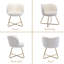 Armchair with faux fur metal legs-193976588
