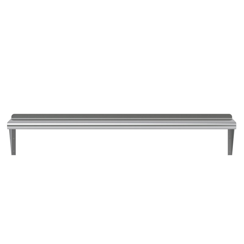 Tablette murale en acier inoxydable 10 po x 48 po