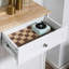 Poubelle de cuisine inclinable (blanc)