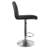 Milosevich Swivel Upholstered Adjustable Height Counter Stool with Metal Frame-1037574030