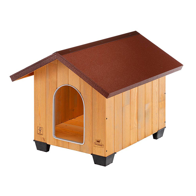 Wood Portable Igloo Style Dog House, 67cm H x 83cm W x 70cm D